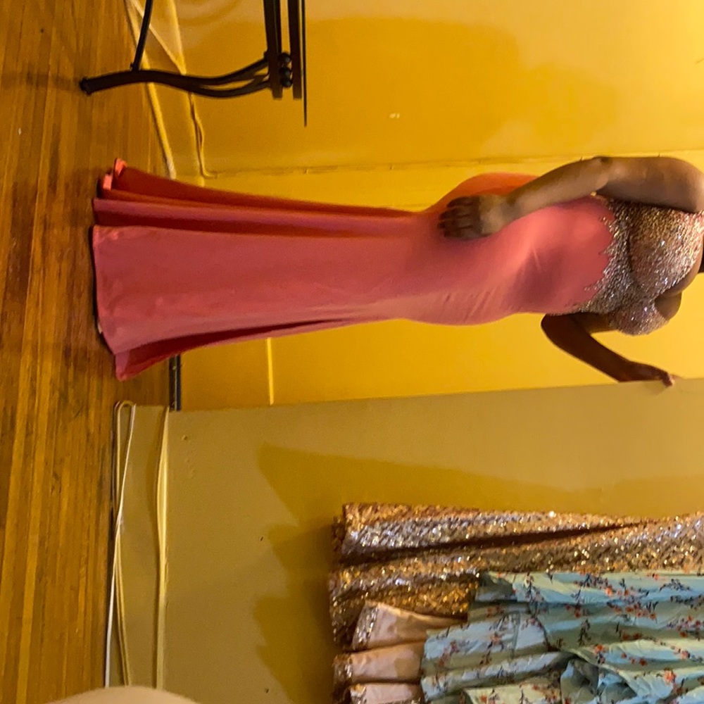 Pink Sequence Gown
